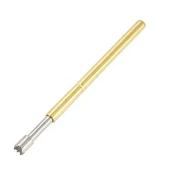 

100 Pcs 1.4mm Dia Serrated Tip Spring Test Probe Pins 24.5mm Length