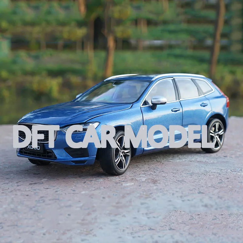 Синий 1:18 сплав игрушечные транспортные средства XC60 модель автомобиля SUV детских игрушечных автомобилей авторизованный игрушки для детей - Цвет: Синий