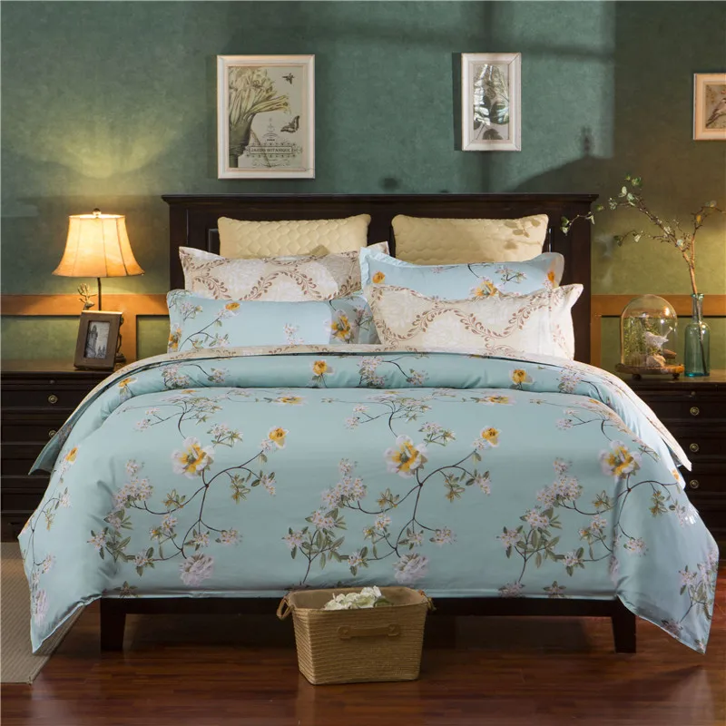 [Doremi] Newest American Pattern 100 Polyester Bedding Sets Hot Sales Duvet Cover Set Single