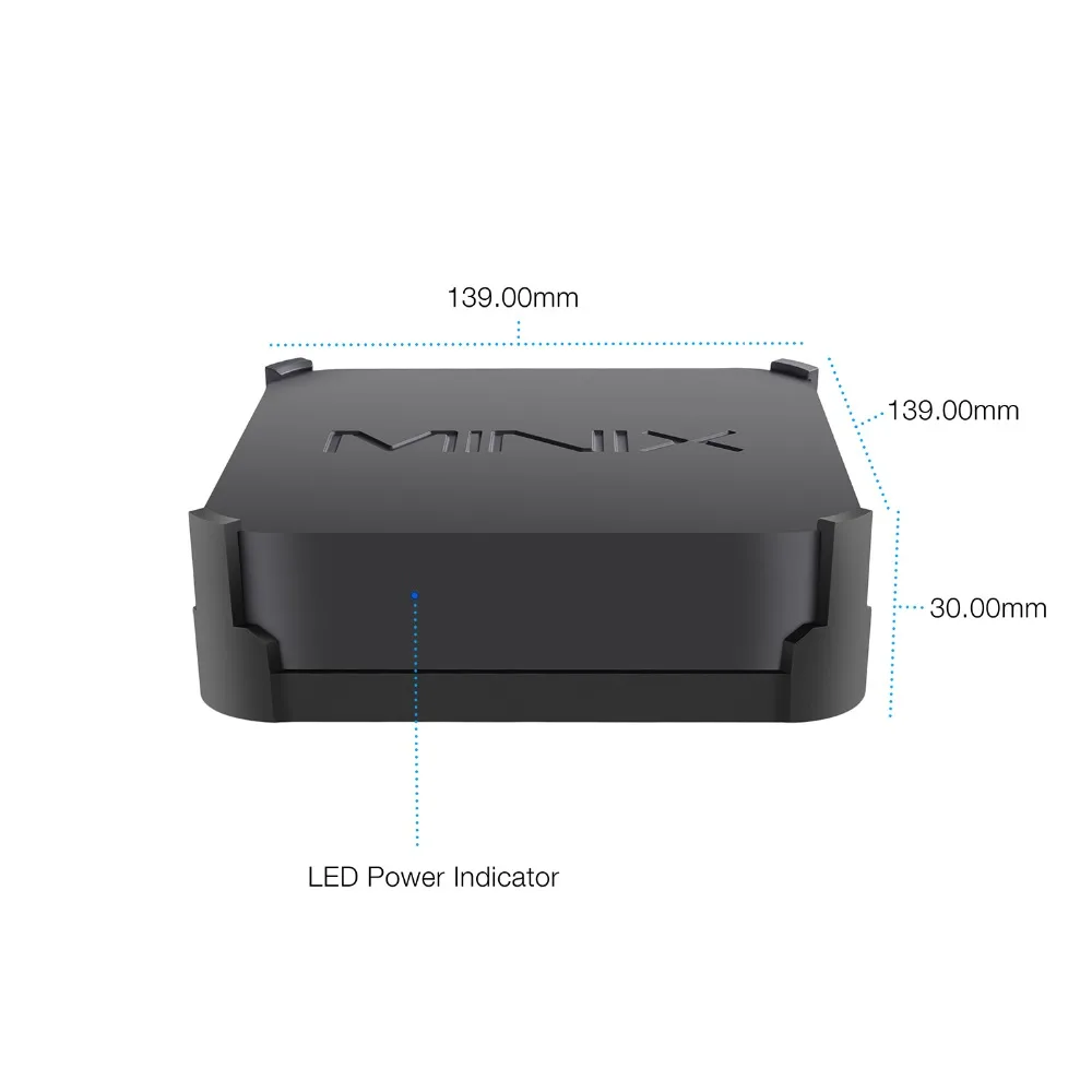 MINIX NEO J50C-4 oficial de WINDOWS 10 PRO SERIES MINI PC Intel Pentium de J5005 DDR4 4 GB/32 GB HDMI 2,0 de montaje Vesa MINI PC