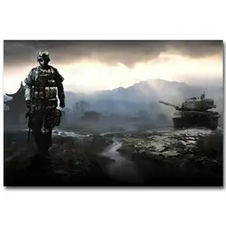 Battlefield bf 1 4 Книги по искусству шелк Ткань плакат печать 13x20 24x36 дюймов Горячая игра солдат фотографии для детской комнаты настенный Декор