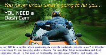 

3.8" Dashcam Car DVR Full HD 1080P Camera Wide Angle with G-sensor