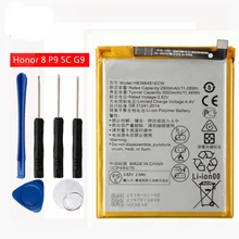 Литий-ионный аккумулятор HB366481ECW для huawei P9 Ascend P9 Lite G9 honor 8 honor 5C G9 EVA-L09 honor 8 lite 2900m