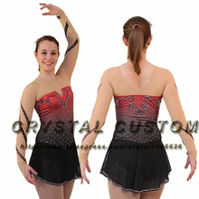 Платья для фигурного катания для девочек; новое модное Брендовое платье для соревнований; Фигурное катание на льду; детское платье; DR3525