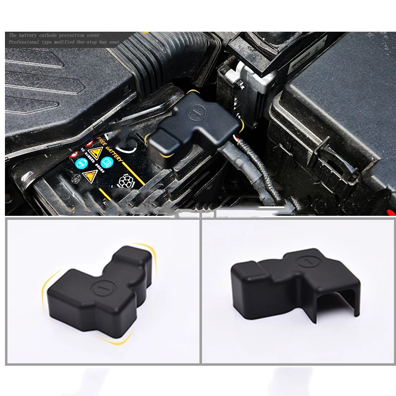 Car Non flammable ABS Negative Power Batteries Cover Battery Protection