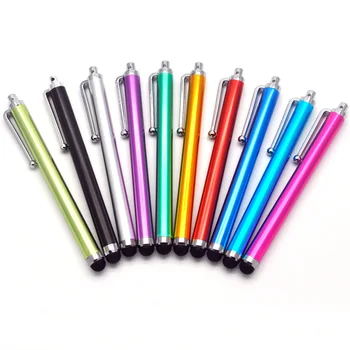 

1000pcs/lot Metal Stylus Touch Pen for iPad iPhone 8 7 6 5SE iPod Samsung HTC MOTO xiaomi Smartphone Tablet Can print your logo