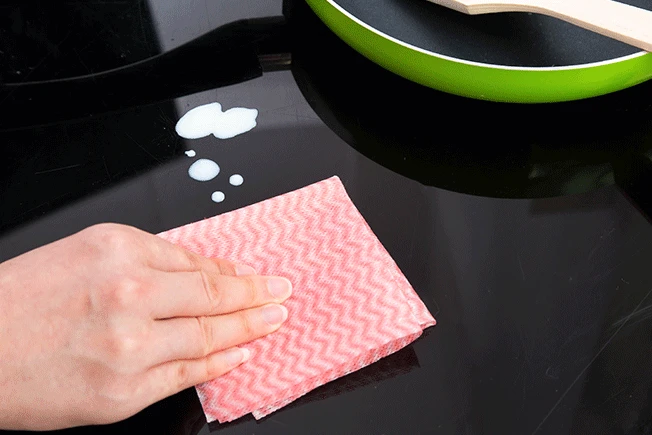 80 шт Нетканая ткань одноразовые тряпки стол для посуды кухонная чистящая ткань экологически чистая Чистящая прокладка случайный цвет