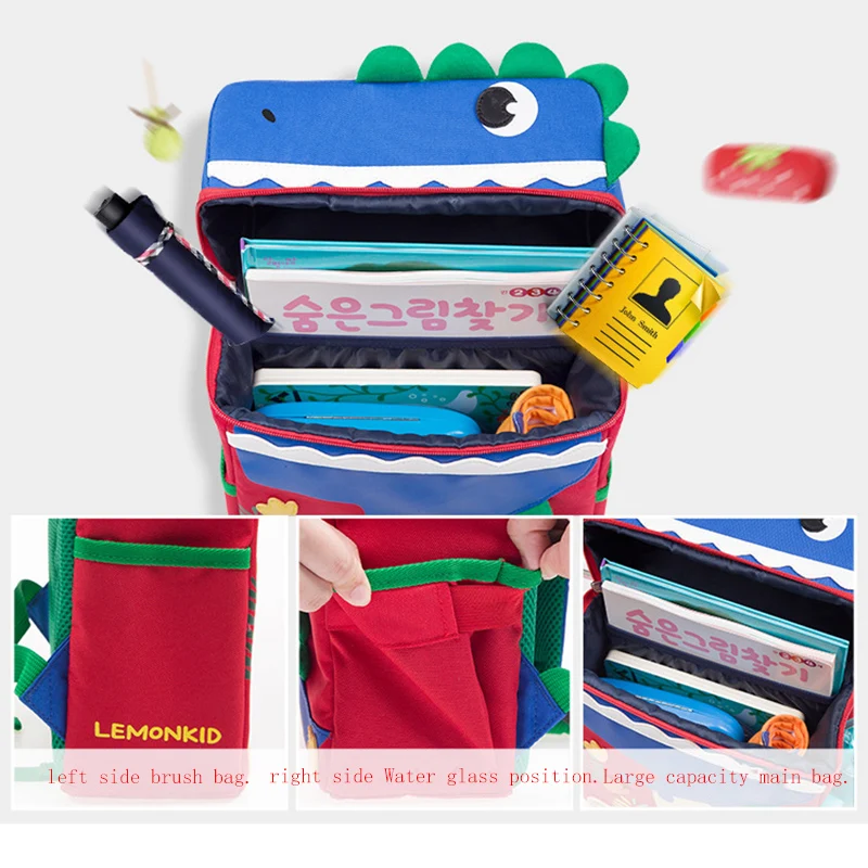 Girl School Bags Kindergarten Children Cartoon Animal Backpack Multi-layer Large Capacity Lightweight Breathable Handbags Girl School Bags Kindergarten Children Cartoon Animal Backpack Multi-layer Large Capacity Lightweight Breathable Handbags