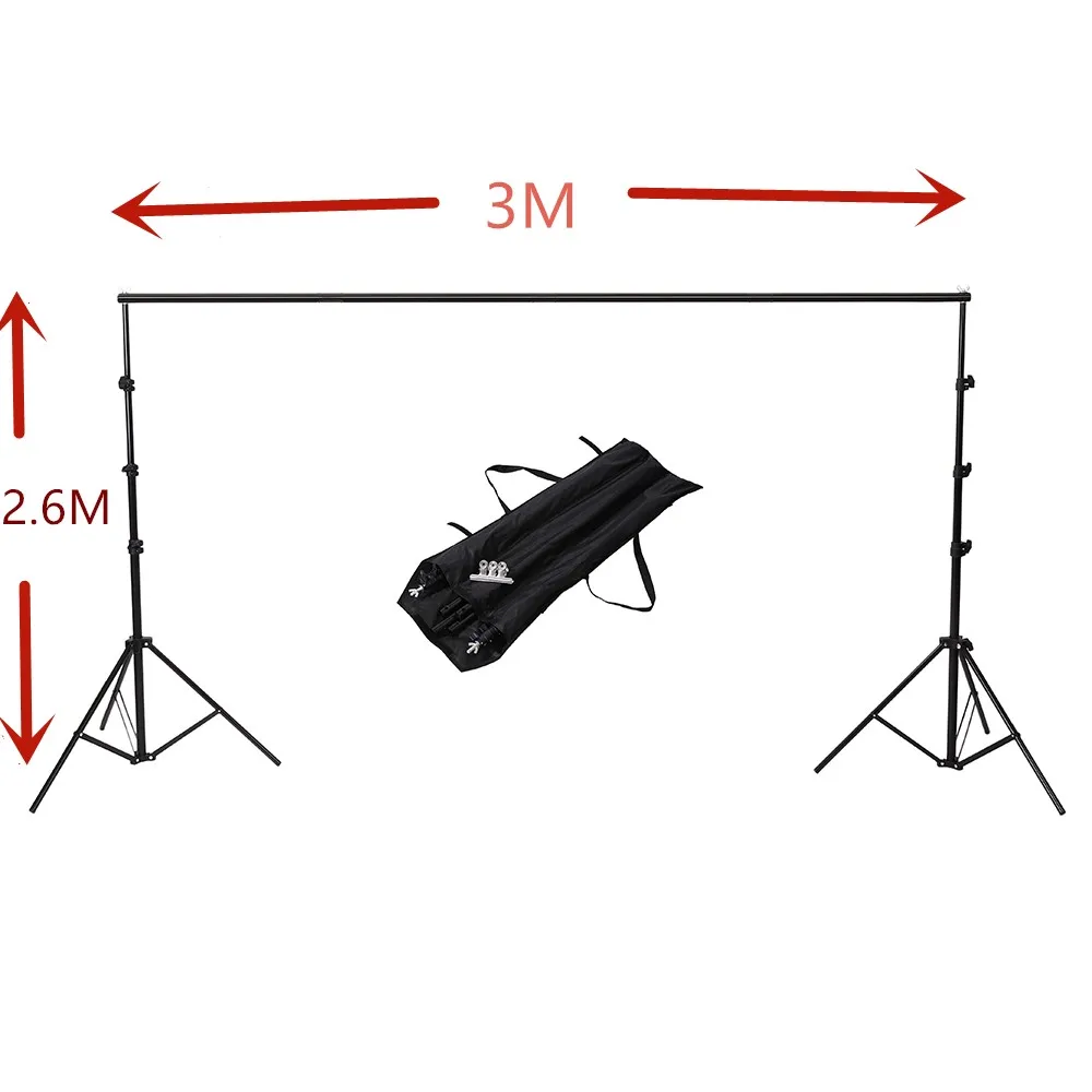 

2.6M X 3M(8.5ft*10ft) Photo Background Support System Stands Adjustable Backdrop Photograpy backgrounds for photo studio