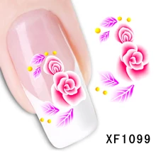 ELECOOL переводные наклейки для ногтей с водой, смешанные цветы, наклейки для дизайна ногтей, сделай сам, наклейки для дизайна ногтей, декоративные 10 видов стилей для женщин