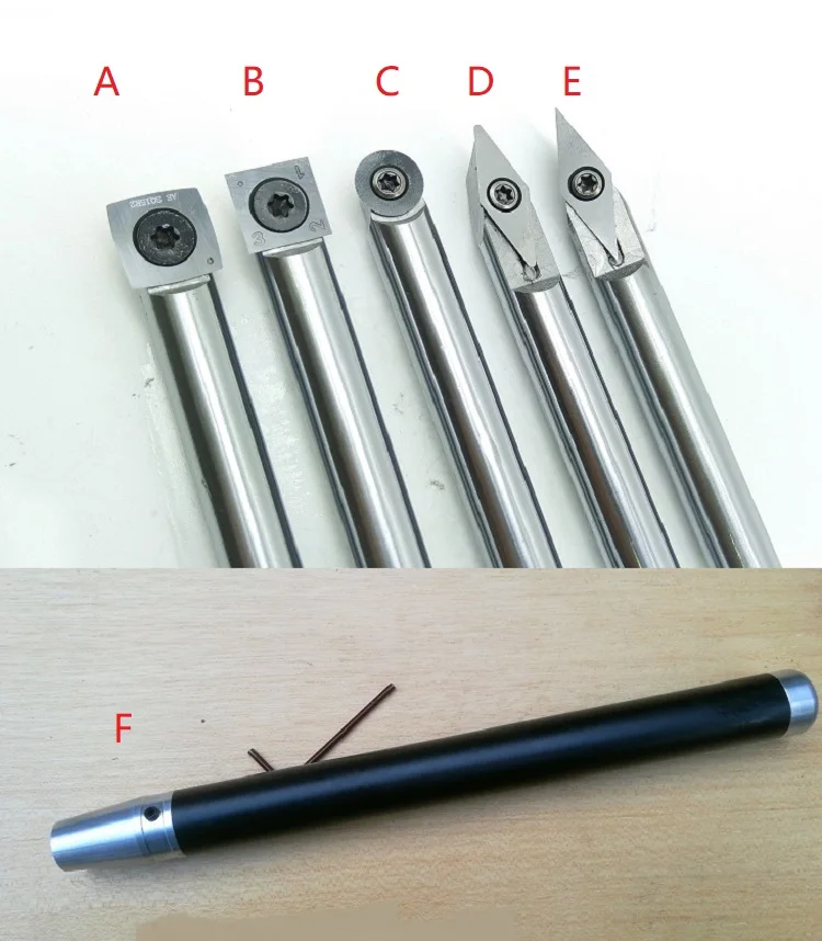 

Wood Turning Tool Chisel Changeable Tungsten Titanium Tip Lathe Tool Insert Cutter Can Match Aluminum Hadle Woodworking Tool