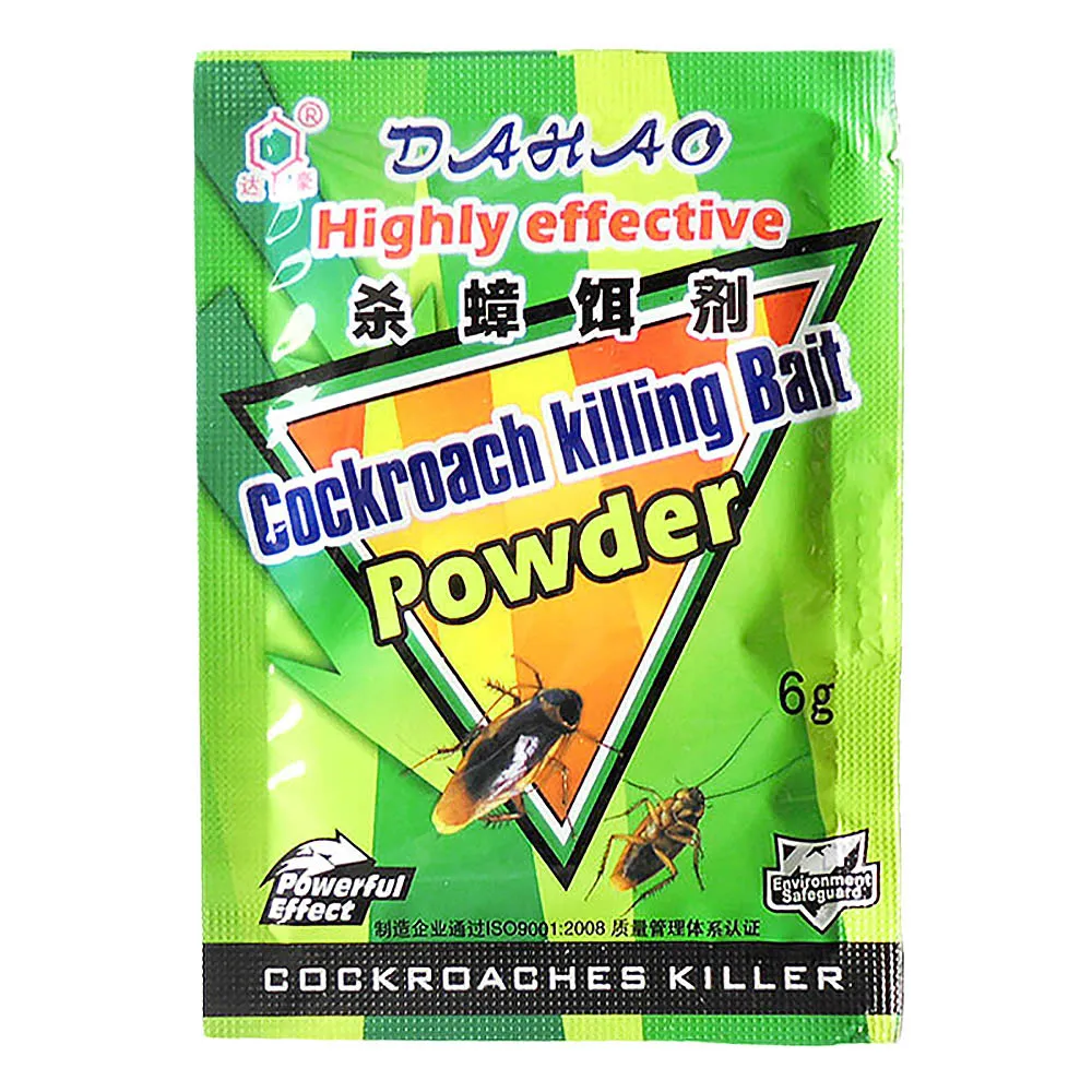 5 Pack Home High Effective Cockroach Killing Bait Powder Pesticides