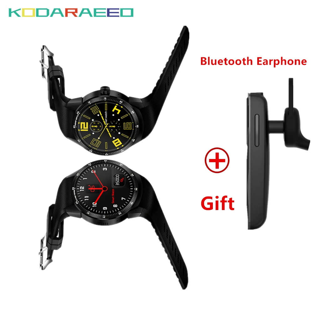 

3G Smart Watch K98H Android 4.4 OS MTK6572A RAM 512MB+ ROM 4G Support Nano SIM Card GPS WIFI Heart Rate Smartwatch+Free Headset