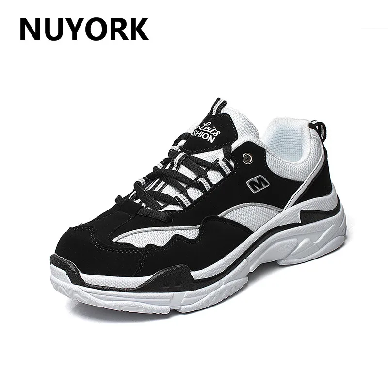 

NUYORK 2017 New Cool Brand Running shoes Women Men Black Gym Shoes for Couple Trainers Breahable Mens Sneakers Luxury brand