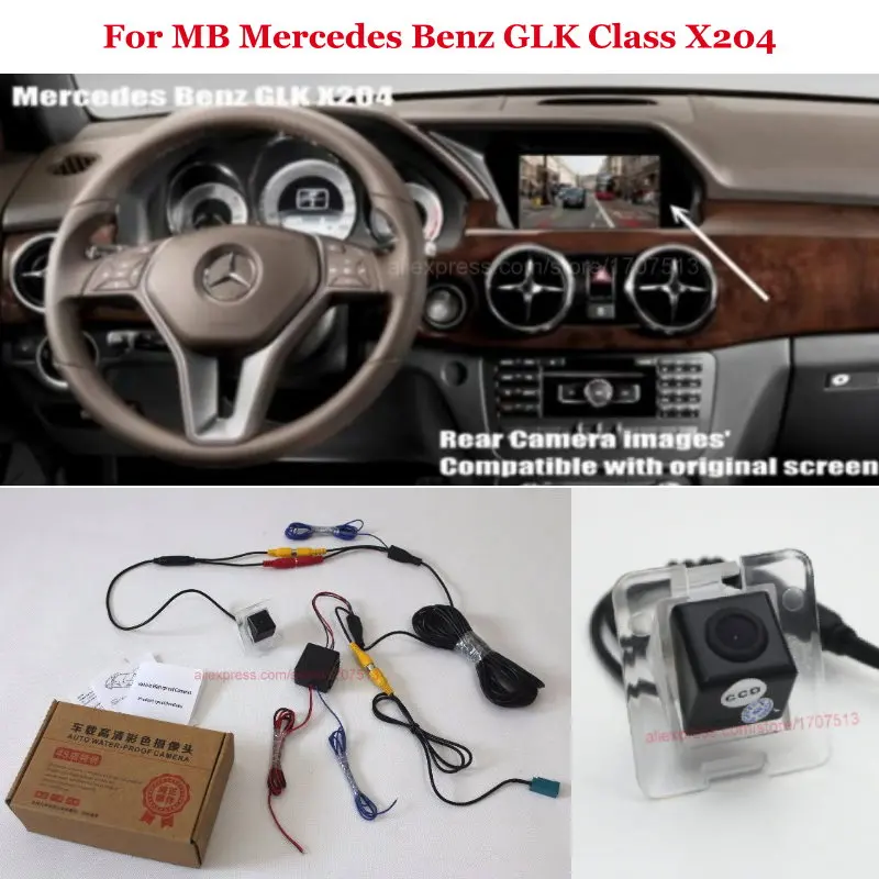 Car Rear View Camera For Mercedes Benz GLK Class X204 - Back Up Reverse RCA & Original Screen Compatible | Автомобили и