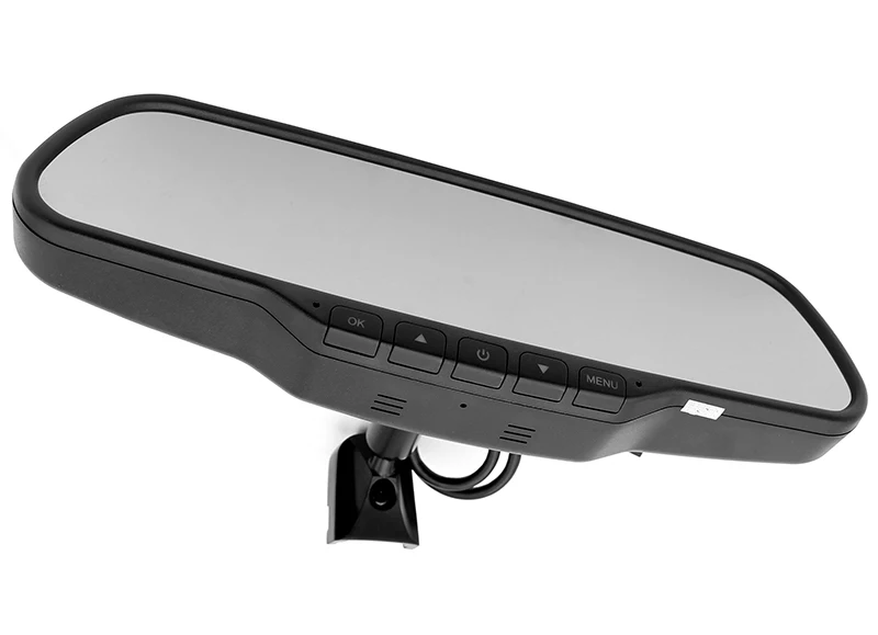 HD " полный 1920x1080P зеркало автомобиля DVR монитор Камера с оригинальным кронштейном, Поддержка отклонении и предупреждение о недостаточной дистанции от впереди идущего автомобиля Предупреждение