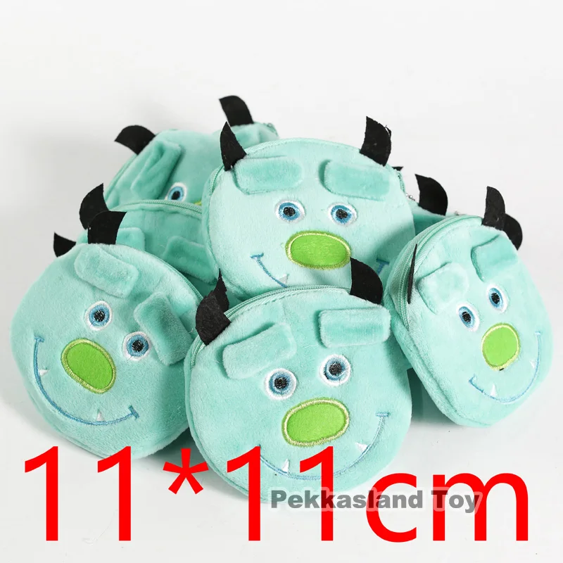 Monsters Inc Чехлы для телефона с изображением персонажей Тайгер монстерз Салли Майк Вазовски Ted медведь Кумамон Kawaii плюшевый подарок ключевая цепь плисовый мешок игрушки куклы - Цвет: Sulley