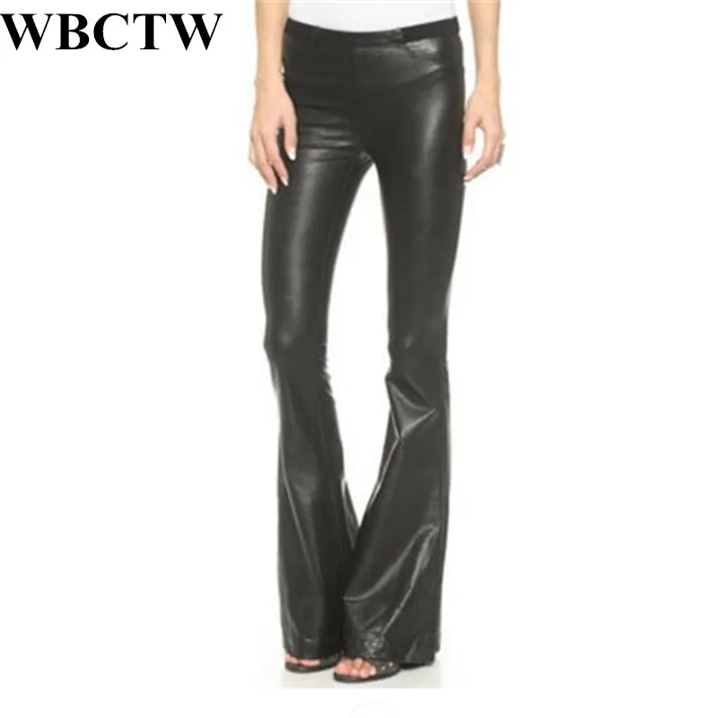 WBCTW Femme Solid Sexy High Waist XXS 7XL Plus Size PU Faux Leather