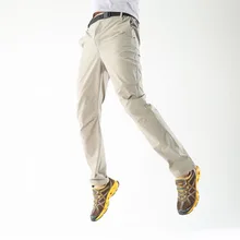 Летние мужские эластичные быстросохнущие брюки спортивные Походные штаны рыболовные FG66