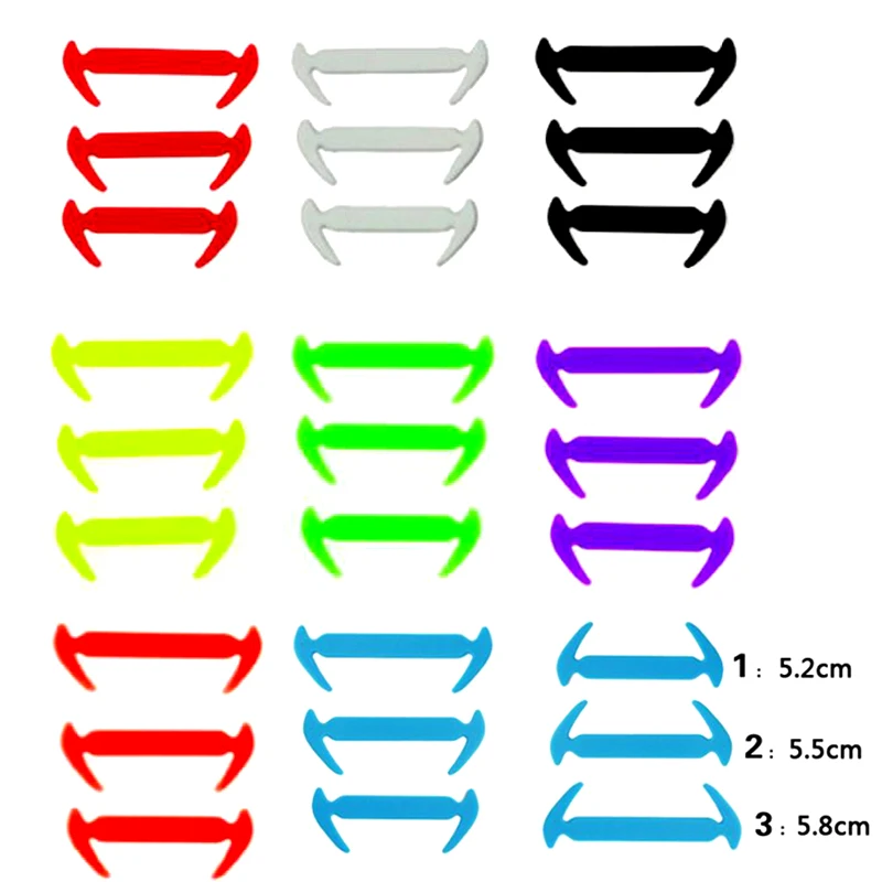 JUP1 Pack 12 Roots Shoelaces Unisex Elastic Silicone Laces For Men Women All Sneaker Fit Strap Sport canvas PU Shoes Accessaries