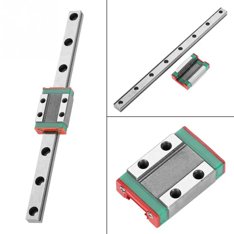 1PC LML9B Miniature Linear Rail Guide Rail 9mm Width+Slide Block Linear