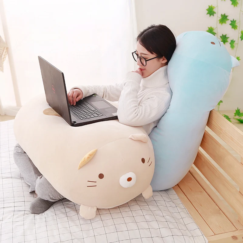 Милая плюшевая игрушка Sumikko Gurashi, плюшевая подушка, японская анимационная подушка, мягкие плюшевые игрушки, уголок Сан-Икс, био Мультяшные милые детские подушки