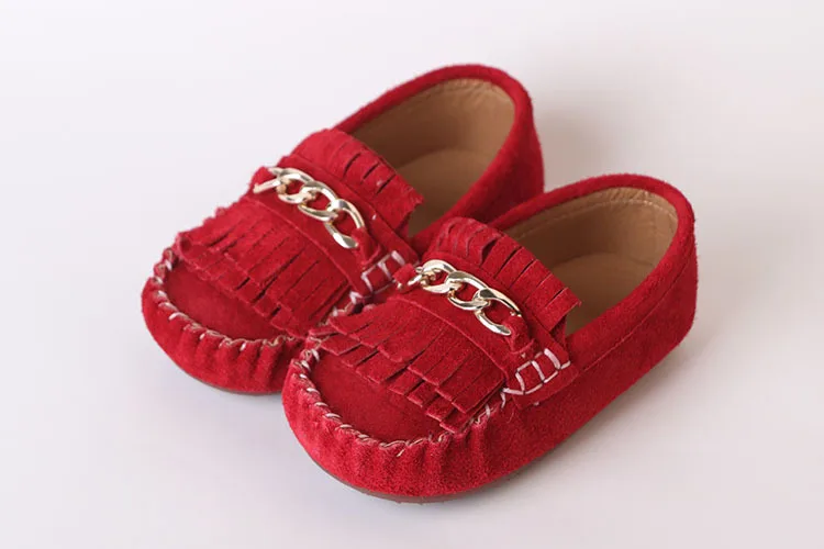 Кожаных детских ботинок, Детские г. Новые туфли из воловьей кожи для отдыха для девочек Мокасины для малышей от 1 до 3 лет