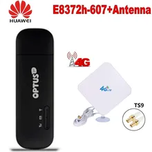 Huawei Wingle E8372h-607 LTE USB Wi-Fi разблокированный модем+ TS9 4G антенны 35dbi