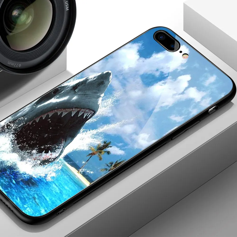 Чехол FinderCase для iPhone XR чехол из закаленного стекла Shark чехол-крышка с узорами для iPhone 6 6S 7 8 plus X XR XS MAX 11 pro max