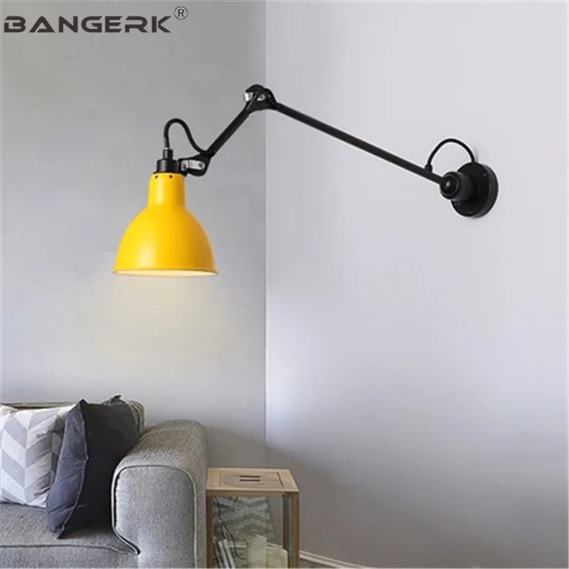 

Nordic Design Loft Long Arm LED Wall Lamp Iron Industrial Vintage Adjust Read Sconce Wall Lights For Home Decor Indoor Lighting