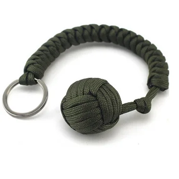 

outdoor gadgets Camping equipment outdoor self-defense seven core umbrella rope climbing survival key chain hanging chain