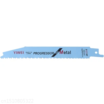 

5 Pcs 152mm 6" Progressor Reciprocating Saw Blades S123XF For Metal Cutting
