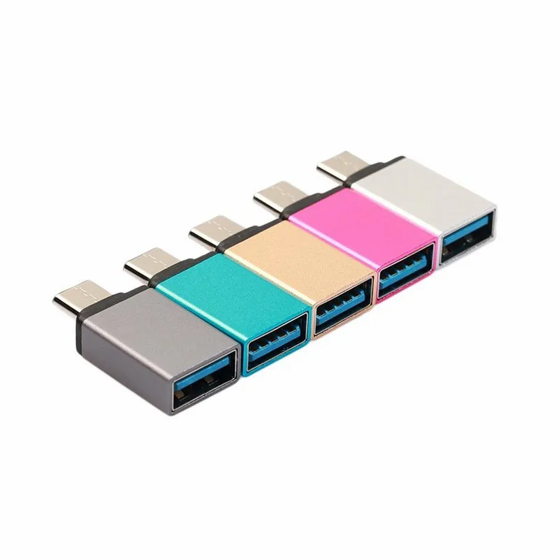 5 штук в наборе USB 3,1 Тип usb C OTG USB флэш накопитель для Xiaomi mi5 mi4c huawei P9 Honor 4c Nexus 5X Oneplus 3 2 MacBook Chromebook Flash переходники