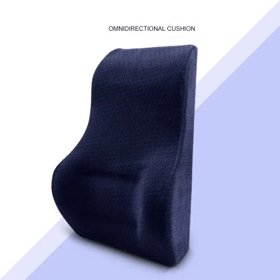 AAG Автомобильная поясничная Подушка для спины, подушка, дышащая, с эффектом памяти, для автомобиля, офиса, дома, стула, Стайлинг, поддержка сиденья, поясная подушка - Цвет: 1