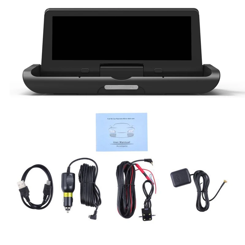 4G Auto 8Inch IPS Android 5.1 WIFI FHD 1080P Dual Lens Registrar Parking Monitoring Bluetooth ADAS 