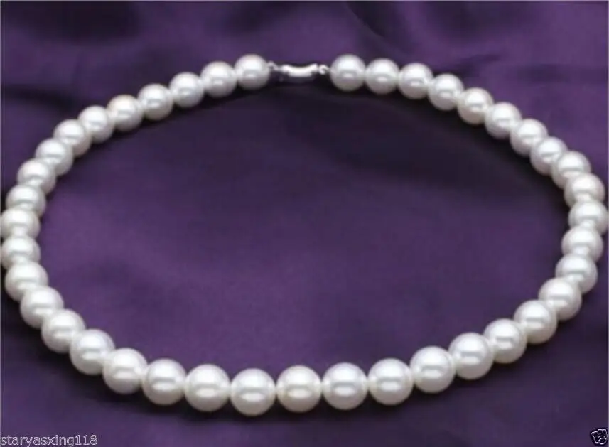 

HOT Sell* New JAPANESE AKOYA PEARL NECKLACE 8-9mm White 17.5 AAAA+