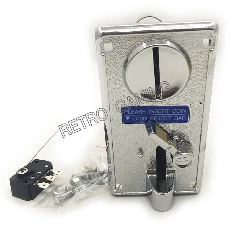 

Arcade coin acceptor coin selector Plastic Electronic Mechanism mech for Arcade Games Machines Accessory Parts