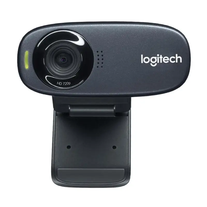 

Logitech C310 Computer Webcam Camera 720p 30fps HD USB 2.0 Web Camera for Laptop Desktop PC built-in noise canceling microphone