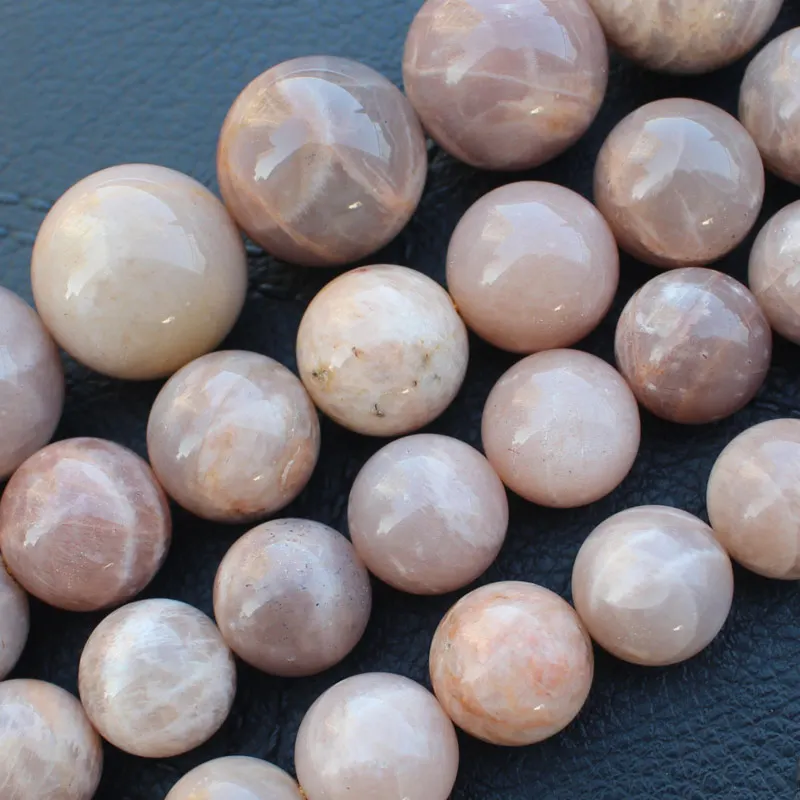 Круглые шарики Sunstone 4 6 8 10 12 14 16 18 мм 15 &quot/38 см для самостоятельного изготовления