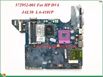 

High Quality And Wholesale Motherboard 572952-001 For HP DV4 Laptop Motherboard JAL50 LA-4101P DDR2 100% Tested