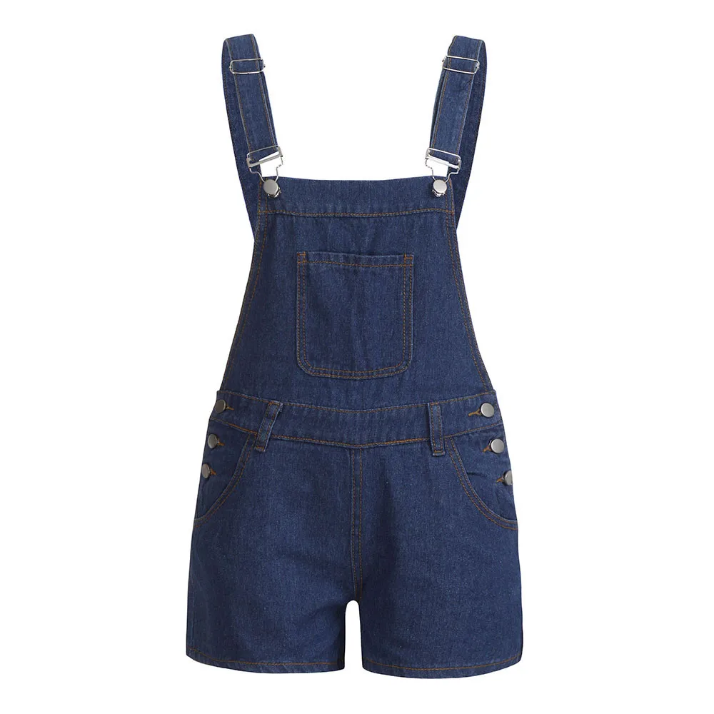 

JAYCOAIN Cotton Blend Woman Jeans Solid Tall Waist Line Jumpsuits For Women 2019 Summer Overalls Jeans Loose Denim Pants