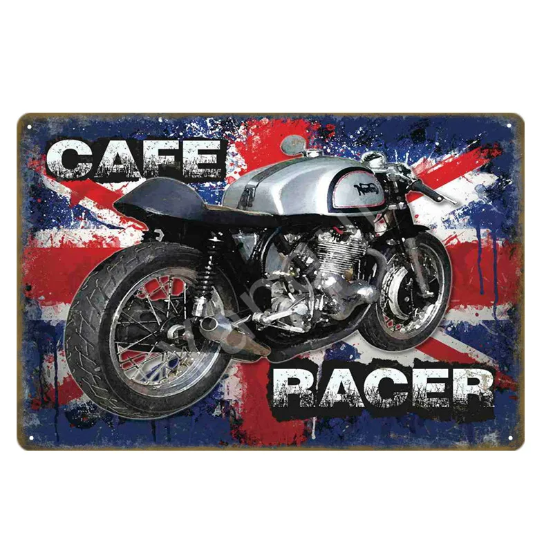 Ретро Norton Motorcycle Декор металлический плакат оловянные знаки для паба автомобиля клуба бара гаража магазина украшения дома стены искусства Carft подарок YQZ084 - Цвет: NEW0264A