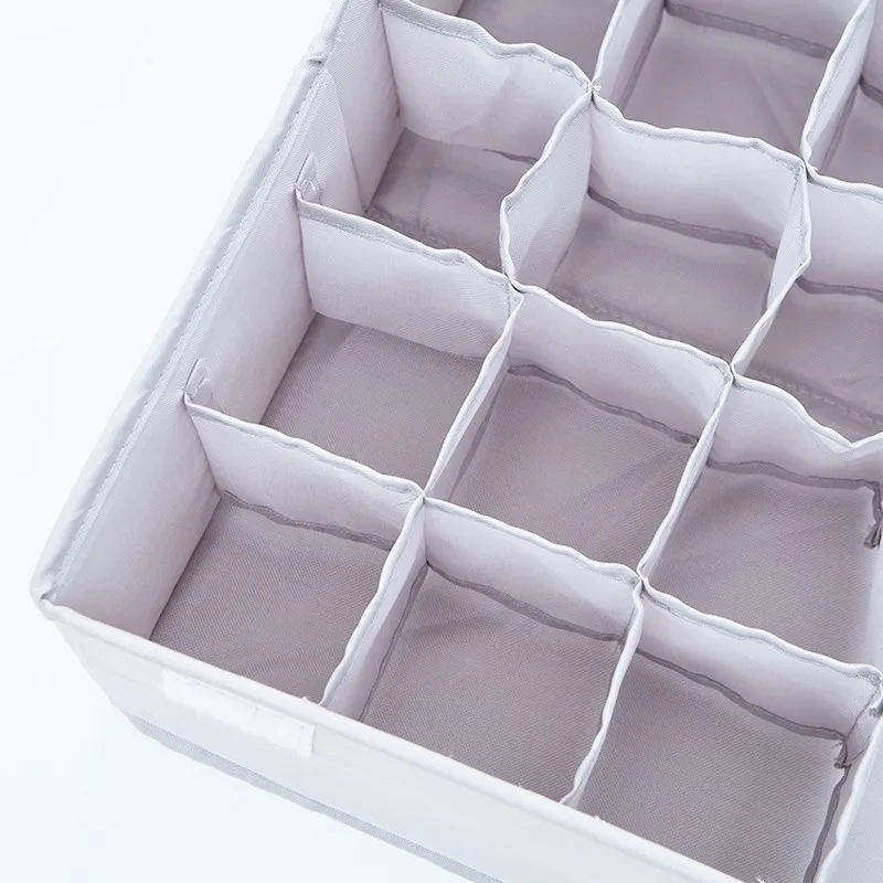 Non-woven Fabric Foldable Storage Box Bag Home Organizer Box Bra Underwear Box Necktie Socks Storage Organizer Case