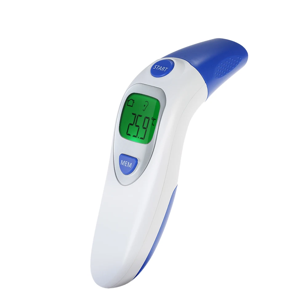 Инфракрасный лоб и ушной термометр двойной режим ЖК цифровой для измерения температуры тела для детей взрослых функция сигнализации здоровье и уход
