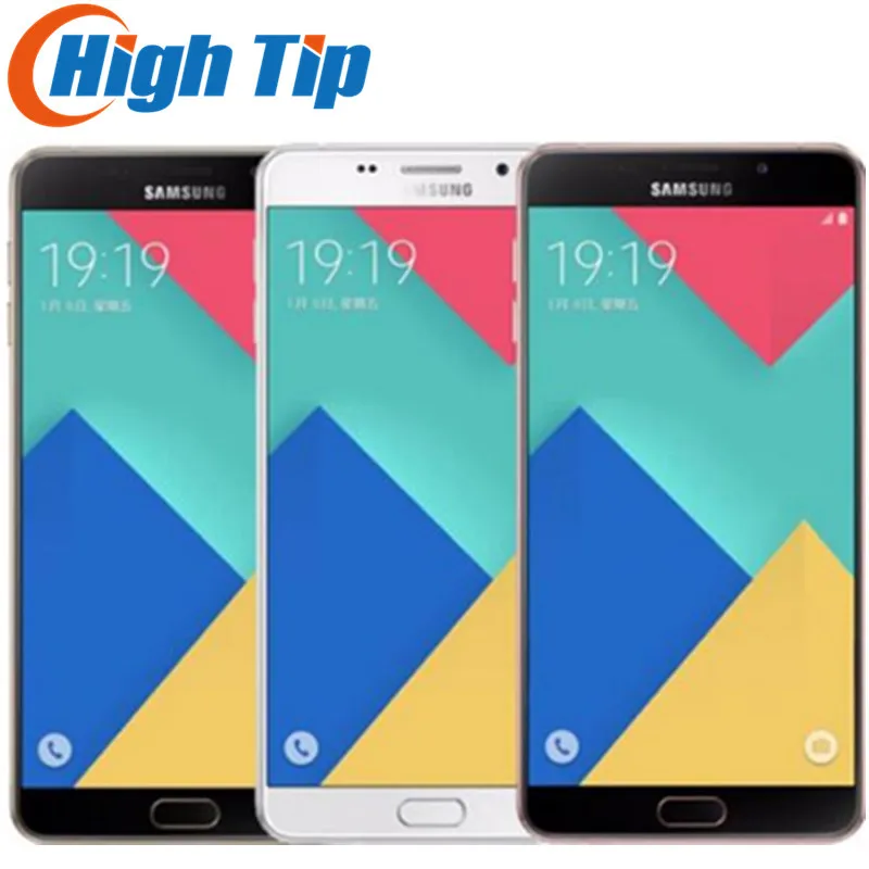 Разблокированный Оригинальный сотовый телефон Samsung Galaxy A9 A9000 с двумя SIM картами