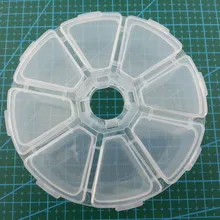 HENGJIA 8 отсеков мини портативный круглый рыболовные снасти коробки рыболовные приманки