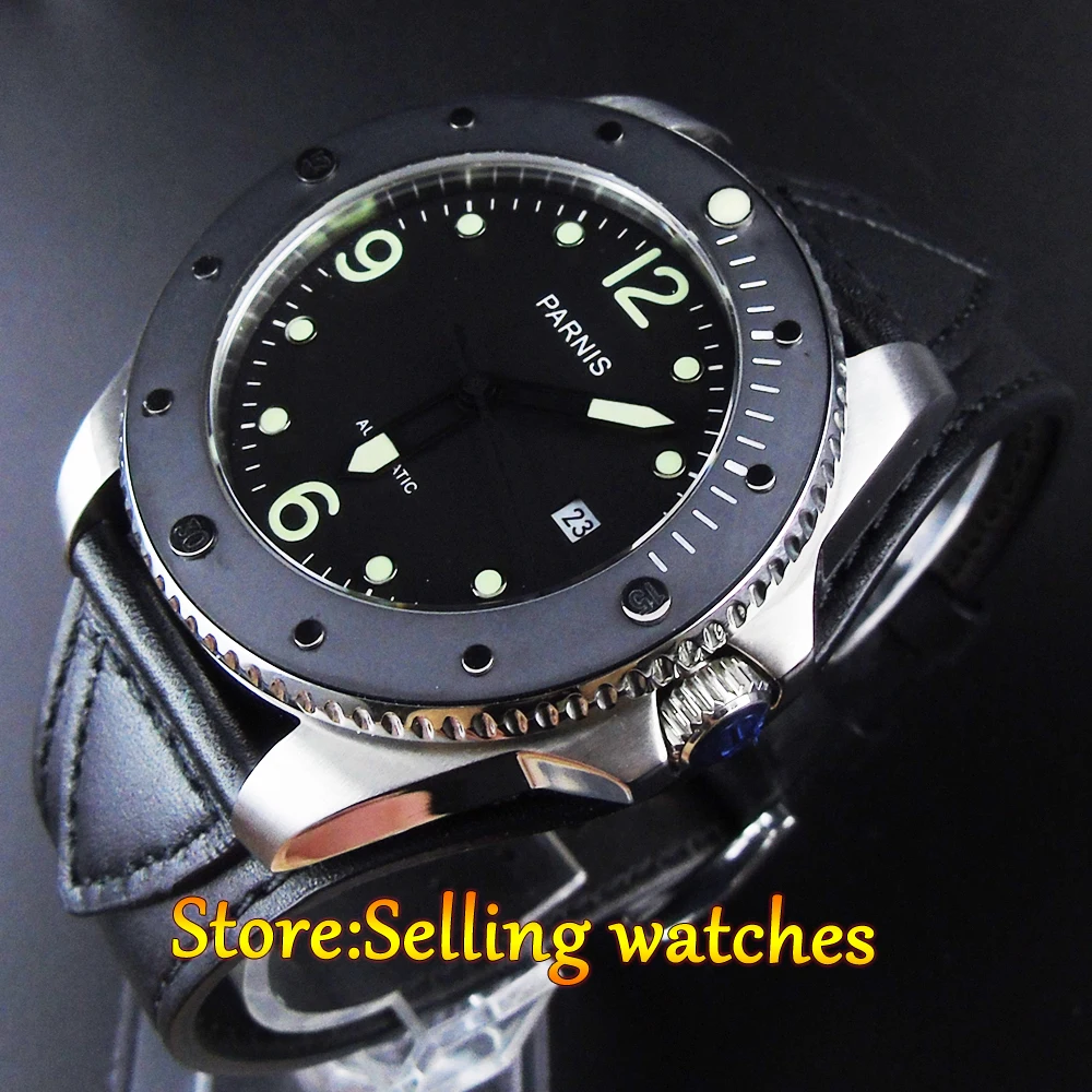 Мужские сапфировые часы Parnis 43 мм автоматические MIYOTA 10ATM|watch automatic men|watch menwatch men |