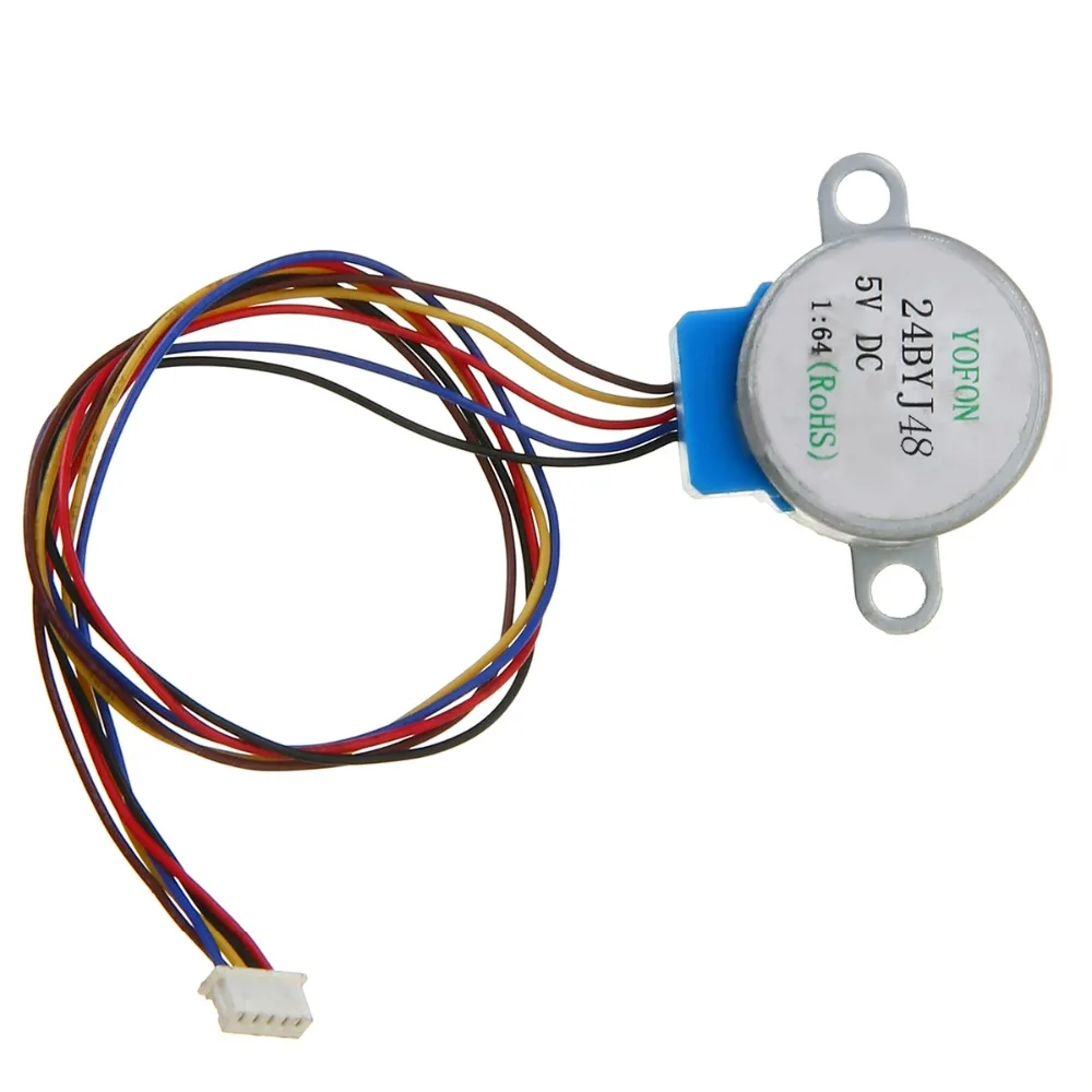 

24BYJ48 DC 5V Gear Stepper Motor Micro Reduction Stepper Motor 4 Phase 5 Wire Motor Reduction Ratio 1/64 For Arduino