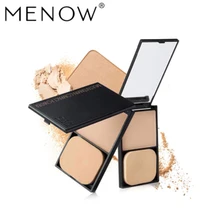 Бренд Menow, 15 цветов, коробка для пудры, косметика для лица, макияж, пудра и зеркало, черная коробка, косметика, высокое качество