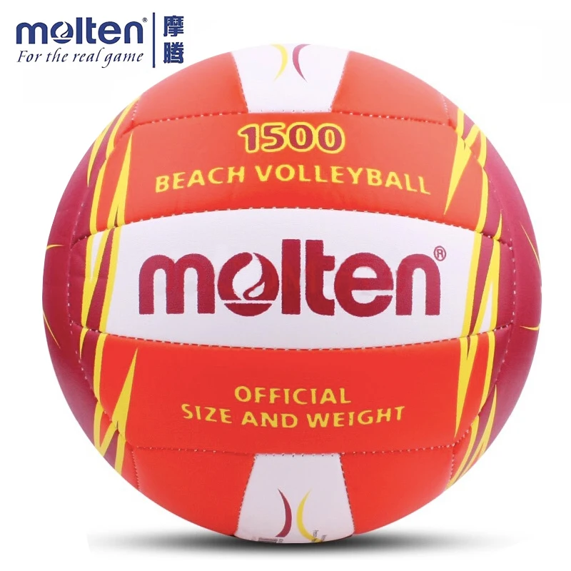 Officail Размер 5 расплавленный V5M 1500 пляжный Волейбольный мяч из искусственной кожи Volley мяч мягкий Touchness
